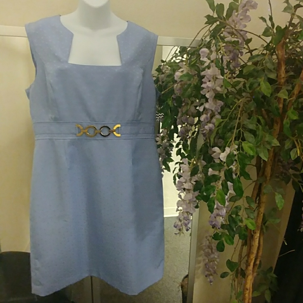 Chelsea Rose Periwinkle Sheath Dress